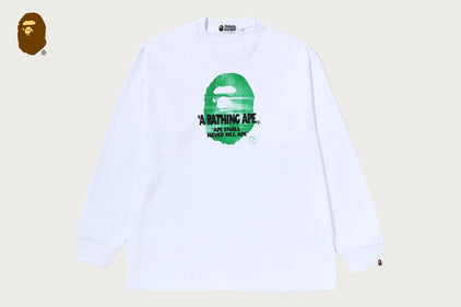 SPRAY APE HEAD RELAXED FIT LS TEE