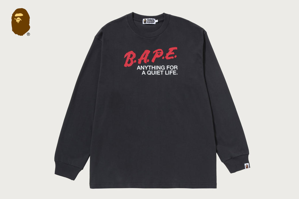 BAPE LOGO RELAXED FIT LS TEE | bape.com