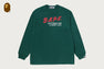BAPE LOGO RELAXED FIT LS TEE