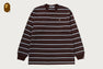 ONE POINT STRIPE RELAXED FIT LS TEE