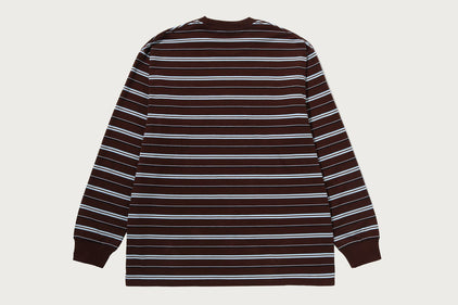 ONE POINT STRIPE RELAXED FIT LS TEE
