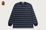 ONE POINT STRIPE RELAXED FIT LS TEE