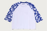 STA PATTERN BAPE STA RAGLAN CROPPED FIT LS TEE