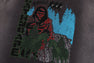 HEAVY WASHED BAPE MILITARY GRAPHIC RELAXED FIT LS TEE