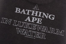 HEAVY WASHED BAPE MILITARY GRAPHIC RELAXED FIT LS TEE