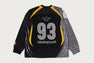 MULTI LOGO RELAXED FIT FOOTBALL LS JERSEY