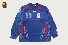 MULTI LOGO RELAXED FIT FOOTBALL LS JERSEY