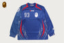 MULTI LOGO RELAXED FIT FOOTBALL LS JERSEY