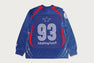 MULTI LOGO RELAXED FIT FOOTBALL LS JERSEY