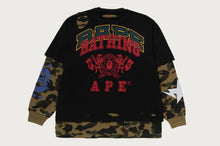 DESTROYED MULTI LOGO 2 IN 1 RELAXED FIT LS TEE