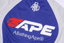 BAPE SOCCER LOGO WARM UP RELAXED FIT LS TEE