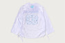 SOLID CAMO LACE FOOTBALL OVERSIZE LS TEE