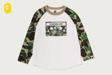 ABC CAMO CASSETTE TAPE RAGLAN LS TEE