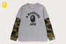 1ST CAMO COLLEGE LAYERED LS TEE