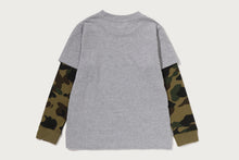 1ST CAMO COLLEGE LAYERED LS TEE