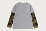 1ST CAMO COLLEGE LAYERED LS TEE