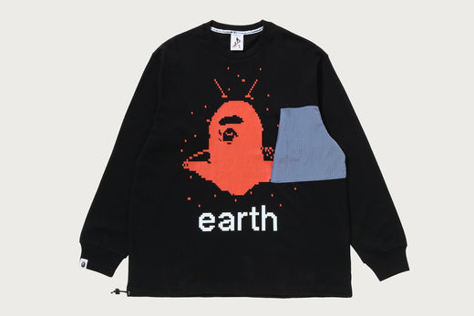 【BAPE BY KAZUKI KURAISHI】 “EARTH” POCKET LONG SLEEVES TEE