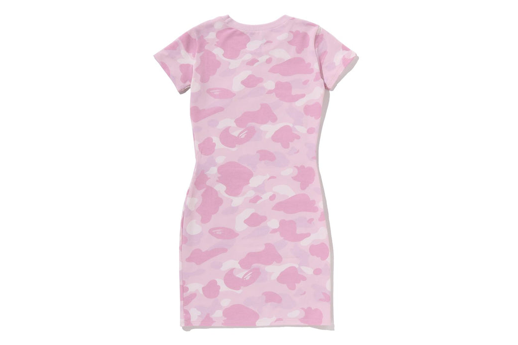 COLOR CAMO JERSEY DRESS