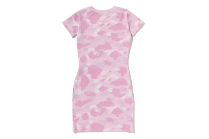 COLOR CAMO JERSEY DRESS