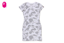 COLOR CAMO JERSEY DRESS