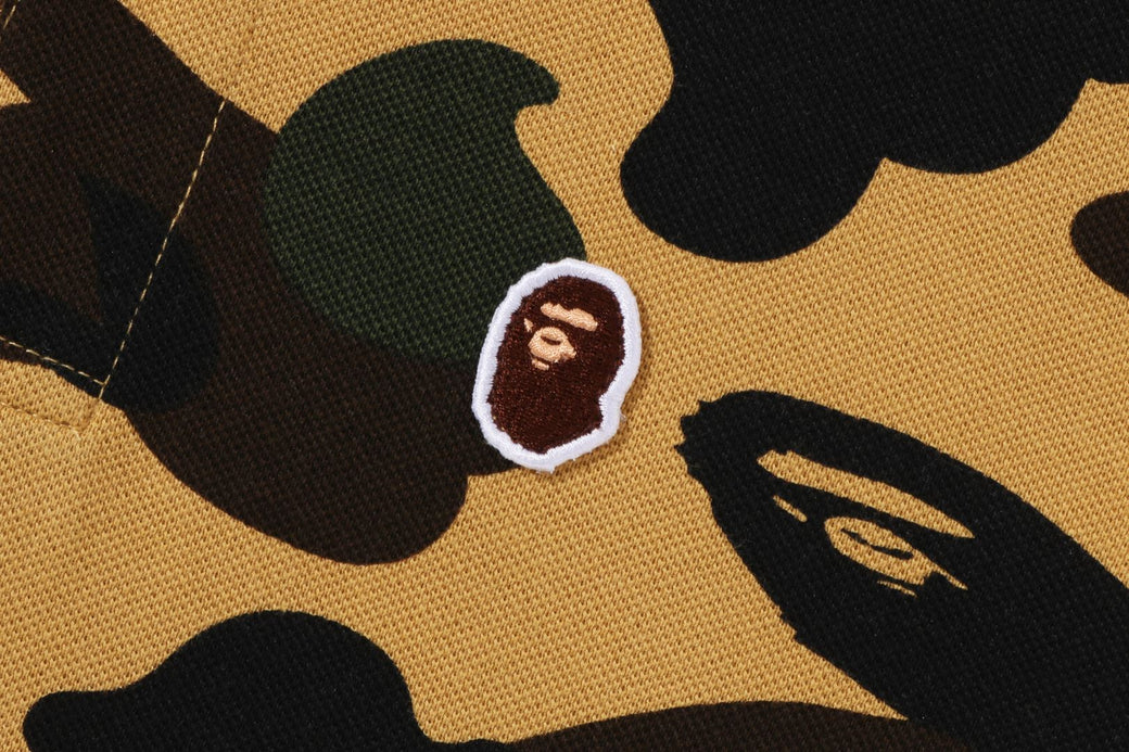 1ST CAMO ONE POINT POLO | bape.com