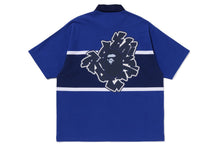 COLOR BLOCKING OVERSIZED RUGBY POLO
