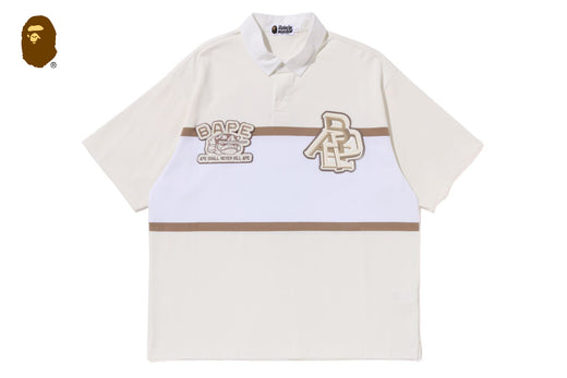 COLOR BLOCKING OVERSIZED RUGBY POLO | bape.com