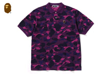 COLOR CAMO LARGE APE HEAD RELAXED FIT POLO SHIRT