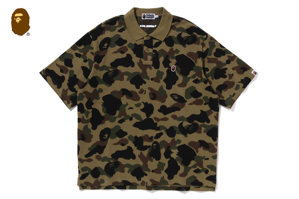 APE HEAD ONE POINT RELAXED FIT POLO | bape.com
