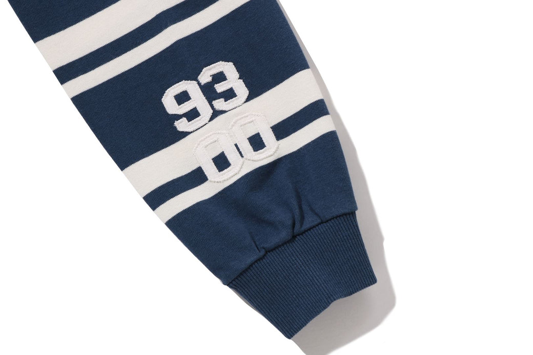 トップス MOUSSY BAPE STRIPED RUGBY L/S SHIRT BAPE X MOUSSY 】STRIPED RUGBY L/S SHIRT | bape.com