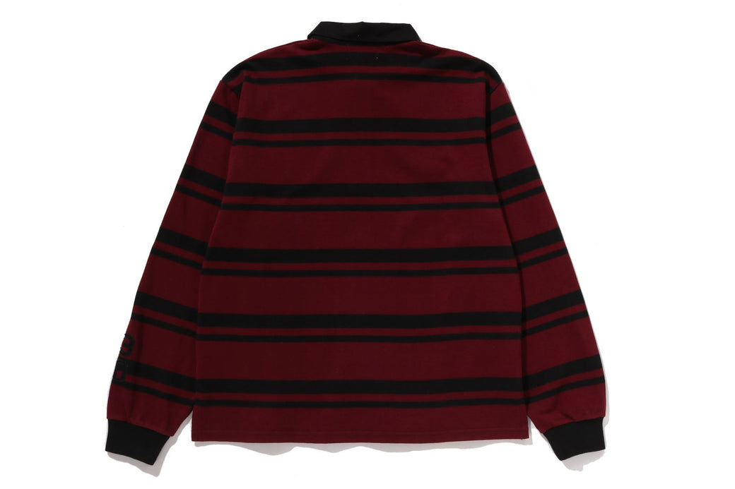【 BAPE X MOUSSY 】STRIPED RUGBY L/S SHIRT BAPE X MOUSSY 】STRIPED RUGBY L/S SHIRT | bape.com