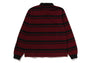 【 BAPE X MOUSSY 】STRIPED RUGBY L/S SHIRT
