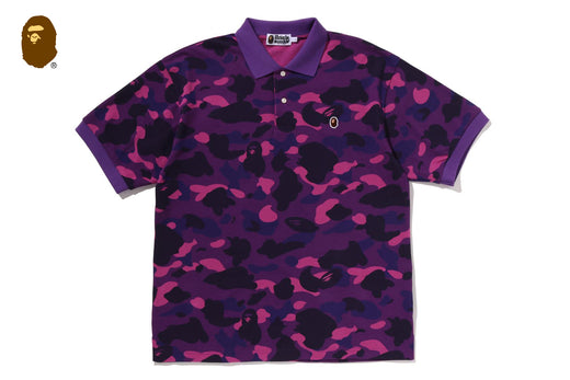 COLOR CAMO ONE POINT RELAXED FIT POLO | bape.com