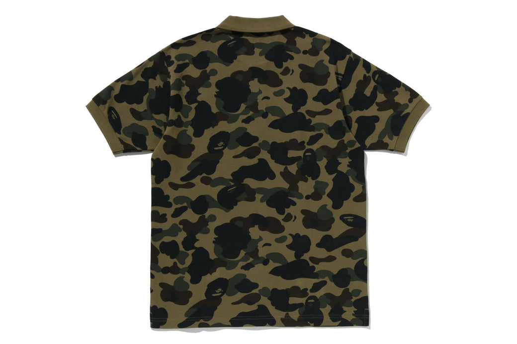1ST CAMO ONE POINT REGULAR FIT POLO SHIRT | bape.com