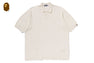SOLID CAMO JACQUARD RELAXED FIT POLO SHIRT