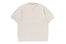 SOLID CAMO JACQUARD RELAXED FIT POLO SHIRT