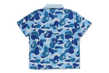 ABC CAMO CROPPED POLO SHIRT