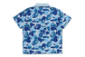 ABC CAMO CROPPED POLO SHIRT
