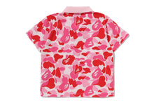 ABC CAMO CROPPED POLO SHIRT
