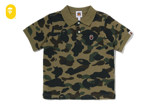 1ST CAMO ONE POINT POLO SHIRT