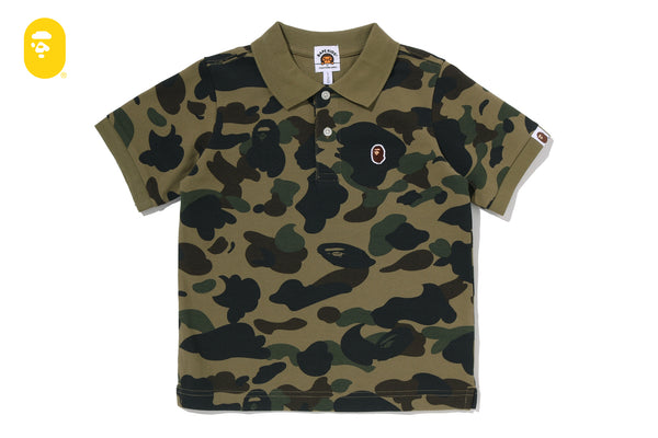 1ST CAMO ONE POINT POLO SHIRT | bape.com