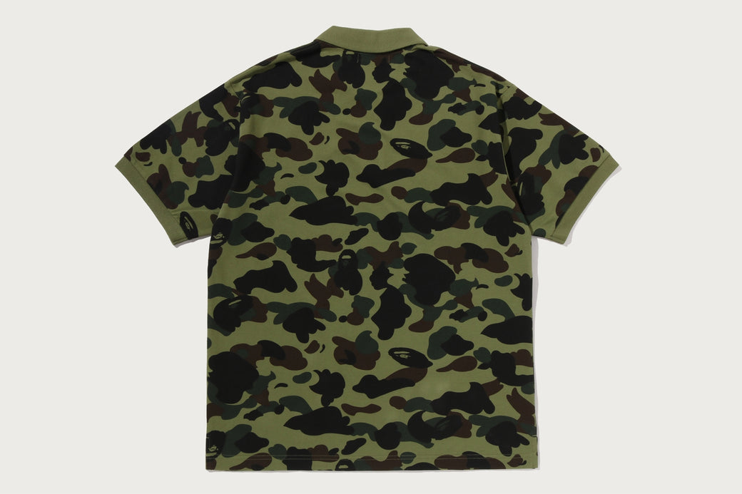 1ST CAMO ONE POINT POLO | bape.com