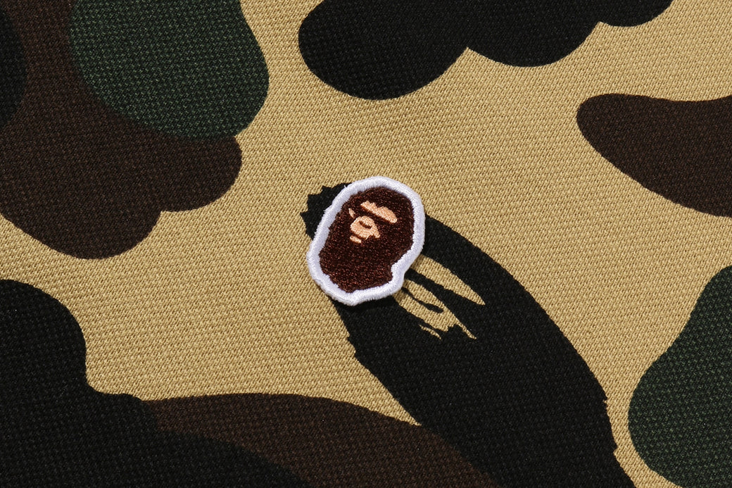 1ST CAMO ONE POINT POLO | bape.com