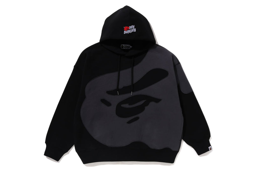 Bathing ape black hoodie hotsell