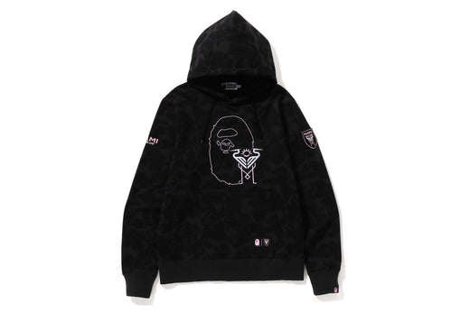 BAPE X INTER MIAMI CF 】CAMO PULLOVER HOODIE | bape.com