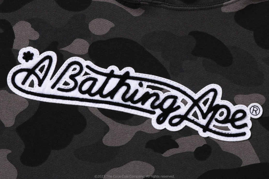 A BATHING APE camo design hoodie size XL - トップス