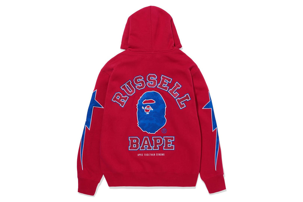 【 BAPE X RUSSELL 】PULLOVER HOODIE