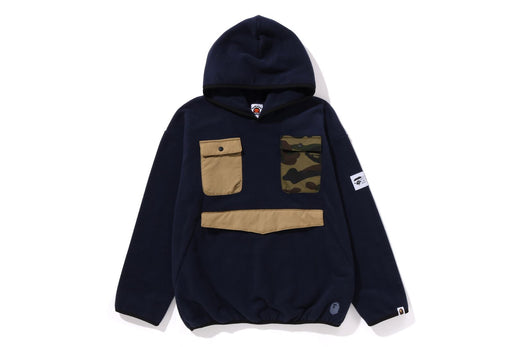 1ST CAMO MULTI POCKETS PULLOVER HOODIE