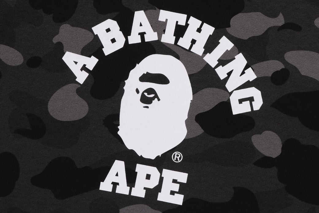 COLOR CAMO COLLEGE PULLOVER HOODIE | bape.com