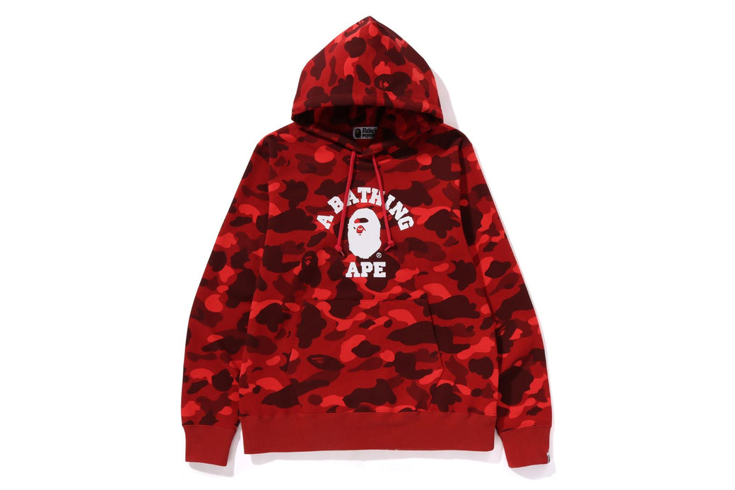 COLOR CAMO COLLEGE PULLOVER HOODIE | bape.com